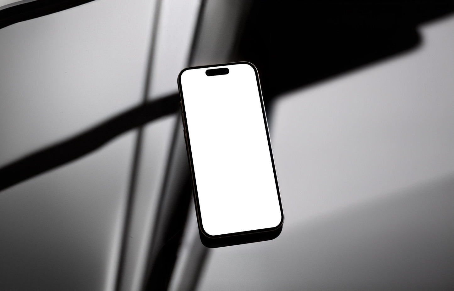 iPhone Screen Dark Mockup